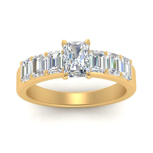 Radiant Cut Luxurious Engagement Ring