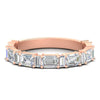Load image into Gallery viewer, emerald-and-baguette-diamond-wedding-anniversary-band-in-rose-gold-FD11302BANGLE3-NL-RG.jpg