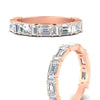 Load image into Gallery viewer, emerald-and-baguette-diamond-wedding-anniversary-band-in-rose-gold-FD11302BANGLE3-NL-RG.jpg