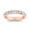 Load image into Gallery viewer, emerald-and-baguette-diamond-wedding-anniversary-band-in-rose-gold-FD11302BANGLE3-NL-RG.jpg