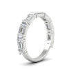 Load image into Gallery viewer, emerald-and-baguette-diamond-wedding-anniversary-band-in-white-gold-FD11302BANGLE3-NL-WG.jpg