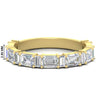 Load image into Gallery viewer, emerald-and-baguette-diamond-wedding-anniversary-band-in-yellow-gold-FD11302BANGLE3-NL-YG.jpg