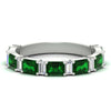 Load image into Gallery viewer, emerald-and-baguette-wedding-anniversary-band-with-emerald-in-white-gold-FD11302BGEMGRANGLE3-NL-WG.jpg
