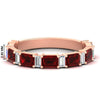 Load image into Gallery viewer, emerald-and-baguette-wedding-anniversary-band-with-ruby-in-rose-gold-FD11302BGRUDRANGLE3-NL-RG.jpg