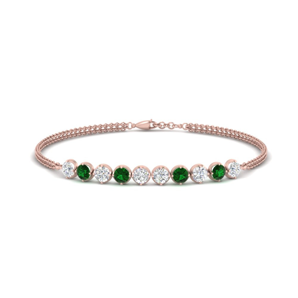 Diamond Anniversary Chain Bracelet
