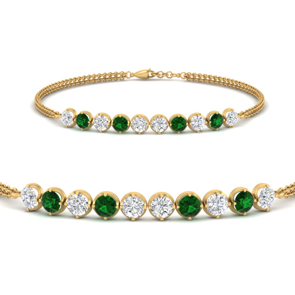 Diamond Anniversary Chain Bracelet