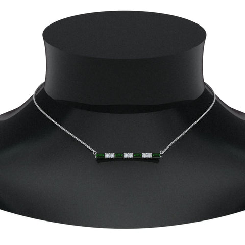 emerald-baguette-bar-diamond-necklace-in-FD-PD86790GEMGR-NL-WG