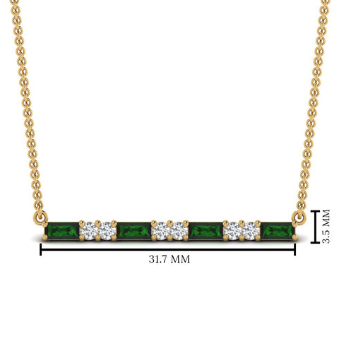 emerald-baguette-bar-diamond-necklace-in-FD-PD86790GEMGR-NL-YG