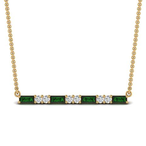 emerald-baguette-bar-diamond-necklace-in-FD-PD86790GEMGR-NL-YG