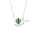 Thumbnail 59 - emerald-ball-pendant-0.70-ct-in-FDPD8433GEMGR-NL-WG