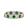 Load image into Gallery viewer, emerald-bezel-eternity-ring-1.80-carat-in-rose-gold-FDEWB10558-0.10CTGEMGRANGLE3-NL-RG