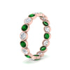 Load image into Gallery viewer, emerald-bezel-eternity-ring-1.80-carat-in-rose-gold-FDEWB10558-0.10CTGEMGRANGLE3-NL-RG