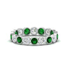 Load image into Gallery viewer, emerald-bezel-eternity-ring-1.80-carat-in-white-gold-FDEWB10558-0.10CTGEMGRANGLE3-NL-WG