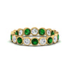 Load image into Gallery viewer, emerald-bezel-eternity-ring-1.80-carat-in-yellow-gold-FDEWB10558-0.10CTGEMGRANGLE3-NL-YG