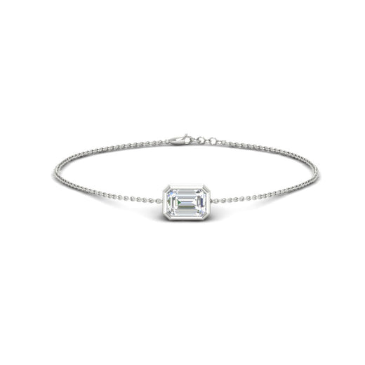 emerald-bezel-set-0.50-ct.-chain-bracelet-in-platinum-FDBRC11133EM-0.50CT-NL-WG