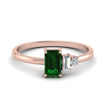 Load image into Gallery viewer, emerald-cluster-commitemt-ring-in-rose-gold-FD9008EMGEMGR-NL-RG
