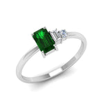 Load image into Gallery viewer, emerald-cluster-commitemt-ring-in-white-gold-FD9008EMGEMGR-NL-WG

