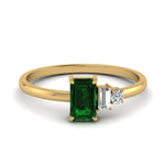 Load image into Gallery viewer, emerald-cluster-commitemt-ring-in-yellow-gold-FD9008EMGEMGR-NL-YG
