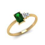 Load image into Gallery viewer, emerald-cluster-commitemt-ring-in-yellow-gold-FD9008EMGEMGR-NL-YG
