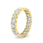 Load image into Gallery viewer, emerald-cut-3-carat-eternity-diamond-wedding-band-in-yellow-gold-FD-10417EMBANGLE2-3.00CTCT-NL-YG

