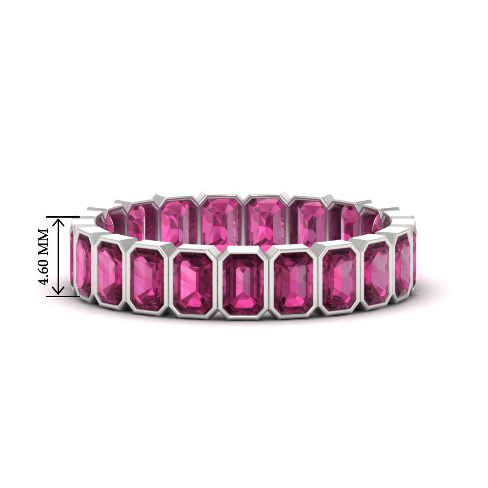 emerald-cut-3-carat-eternity-pink-sapphire-wedding-band-in-white-gold-FD-10417EMBGSADRPI-3.00CTCT-NL-WG-HW