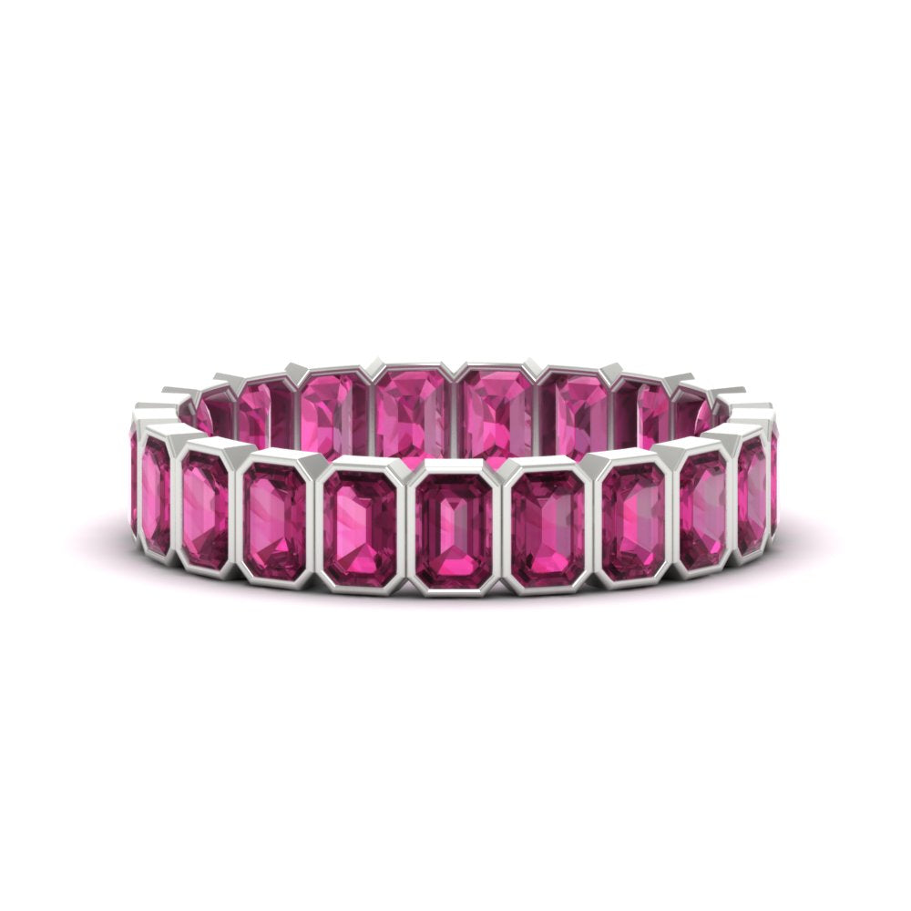 emerald-cut-3-carat-eternity-pink-sapphire-wedding-band-in-white-gold-FD-10417EMBGSADRPI-3.00CTCT-NL-WG
