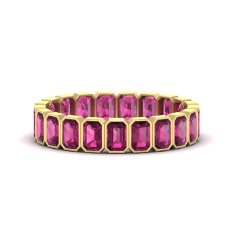 emerald-cut-3-carat-eternity-pink-sapphire-wedding-band-in-yellow-gold-FD-10417EMBGSADRPI-3.00CTCT-NL-YG