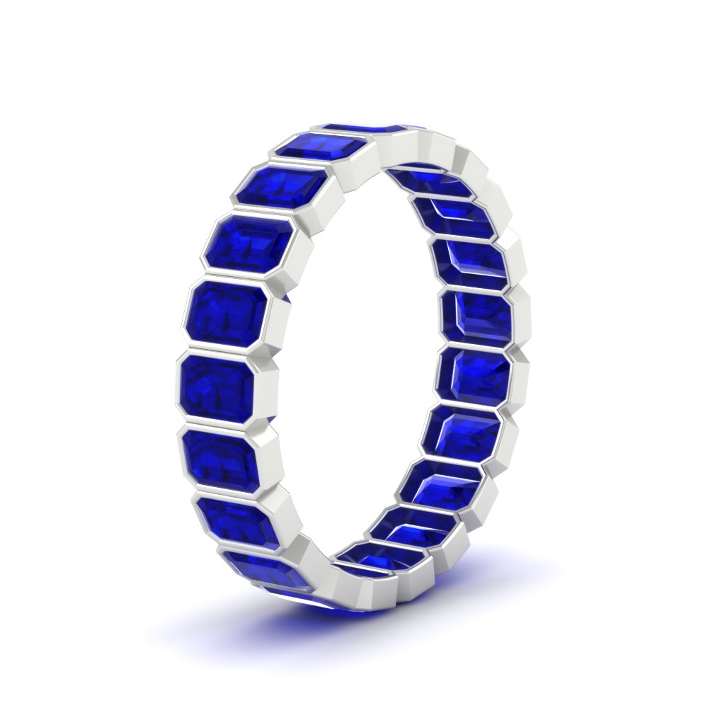 emerald-cut-3-carat-eternity-sapphire-wedding-band-in-white-gold-FD-10417EMBGSABLANGLE2-3.00CTCT-NL-WG