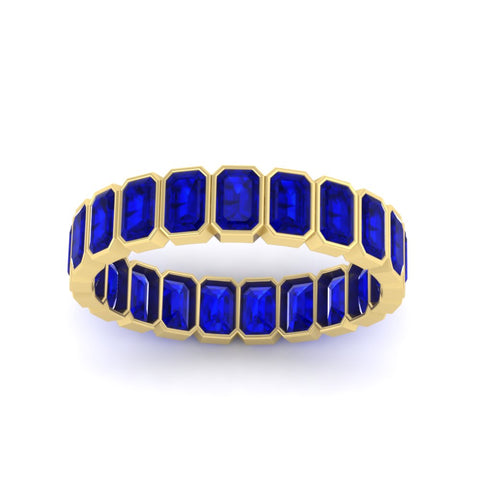 emerald-cut-3-carat-eternity-sapphire-wedding-band-in-yellow-gold-FD-10417EMBGSABLANGLE5-3.00CTCT-NL-YG