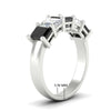 Load image into Gallery viewer, emerald-cut-5-stone-wedding-band-black-diamond-4-carat-in-white-gold-fdwb8008emblackangle2-4.00ct-nl-wg-hw