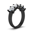 Load image into Gallery viewer, emerald-cut-5-stone-wedding-band-diamond-4-carat-in-black-gold-fdwb8008emangle2-4.00ct-nl-bg
