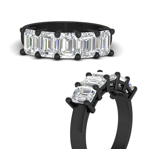 emerald-cut-5-stone-wedding-band-diamond-4-carat-in-black-gold-fdwb8008emangle3-4.00ct-nl-bg