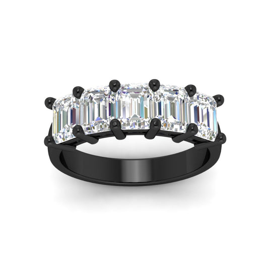 emerald-cut-5-stone-wedding-band-diamond-4-carat-in-black-gold-fdwb8008emangle5-4.00ct-nl-bg