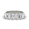 Load image into Gallery viewer, emerald-cut-5-stone-wedding-band-diamond-4-carat-in-platinum-fdwb8008emsleep-4.00ct-nl-wg
