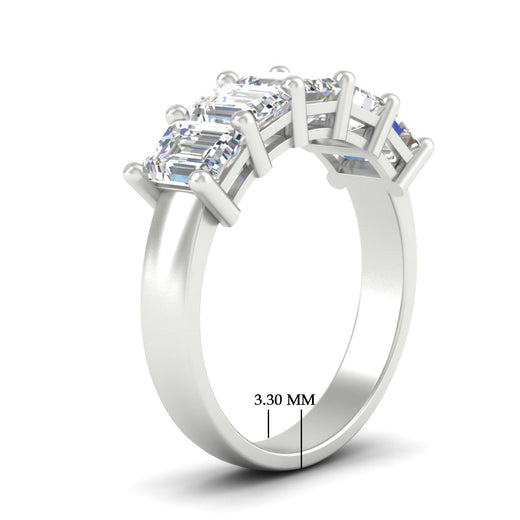 emerald-cut-5-stone-wedding-band-diamond-4-carat-in-white-gold-fdwb8008emangle2-4.00ct-nl-wg-hw