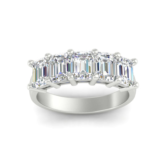 emerald-cut-5-stone-wedding-band-diamond-4-carat-in-white-gold-fdwb8008emangle5-4.00ct-nl-wg