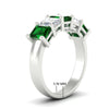 Load image into Gallery viewer, emerald-cut-5-stone-wedding-band-emerald-4-carat-in-white-gold-fdwb8008emgemgrangle2-4.00ct-nl-wg-hw