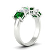 Load image into Gallery viewer, emerald-cut-5-stone-wedding-band-emerald-4-carat-in-white-gold-fdwb8008emgemgrangle2-4.00ct-nl-wg