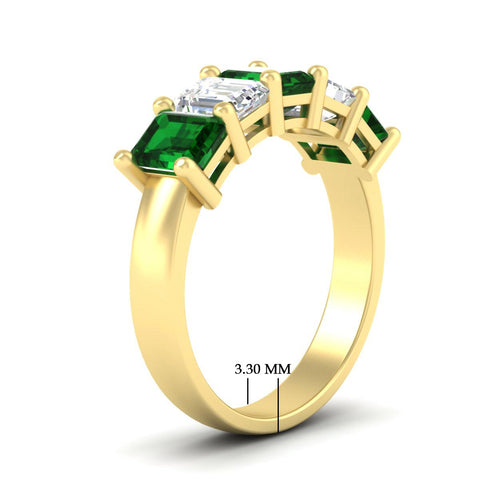 emerald-cut-5-stone-wedding-band-emerald-4-carat-in-yellow-gold-fdwb8008emgemgrangle2-4.00ct-nl-yg-hw