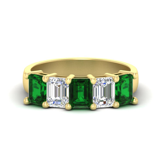 emerald-cut-5-stone-wedding-band-emerald-4-carat-in-yellow-gold-fdwb8008emgemgrsleep-4.00ct-nl-yg