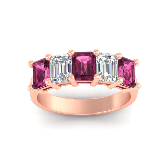emerald-cut-5-stone-wedding-band-pink-sapphire-4-carat-in-rose-gold-fdwb8008emgsadrpiangle5-4.00ct-nl-rg