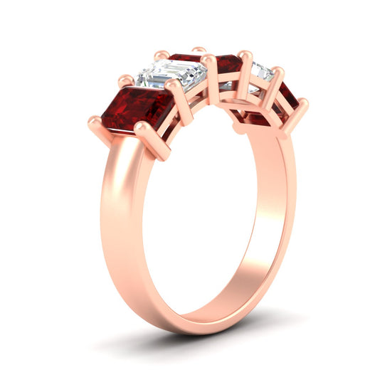 emerald-cut-5-stone-wedding-band-ruby-4-carat-in-rose-gold-fdwb8008emgrudrangle2-4.00ct-nl-rg