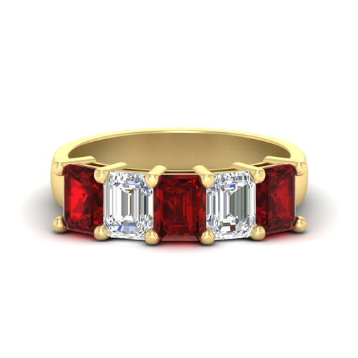 emerald-cut-5-stone-wedding-band-ruby-4-carat-in-yellow-gold-fdwb8008emgrudrsleep-4.00ct-nl-yg
