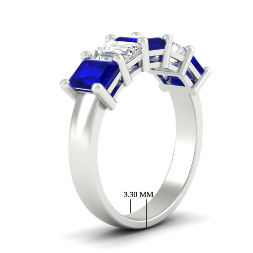 emerald-cut-5-stone-wedding-band-sapphire-4-carat-in-white-gold-fdwb8008emgsablangle2-4.00ct-nl-wg-hw