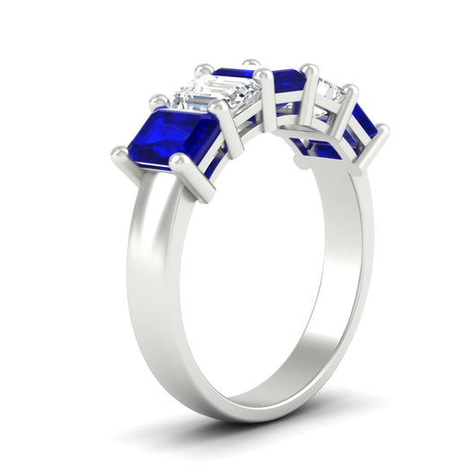 emerald-cut-5-stone-wedding-band-sapphire-4-carat-in-white-gold-fdwb8008emgsablangle2-4.00ct-nl-wg