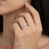 Load image into Gallery viewer, emerald-cut-7-stone-wedding-band-white-gold-fd9294emr