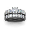Load image into Gallery viewer, emerald-cut-accent-cushion-diamond-wedding-set-in-black-gold-FD9591CUANGLE3-NL-BG