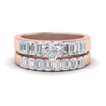 Load image into Gallery viewer, emerald-cut-accent-heart-diamond-wedding-set-in-FD9591HTANGLE3-NL-RG
