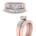 Load image into Gallery viewer, emerald-cut-accent-heart-diamond-wedding-set-in-FD9591HTANGLE3-NL-RG
