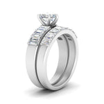 Load image into Gallery viewer, emerald-cut-accent-heart-diamond-wedding-set-in-FD9591HTANGLE3-NL-WG
